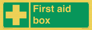 first aid box